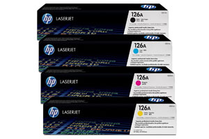 کارتریج تونر رنگی اچ پی HP 126a سری کامل 4 رنگ غیر اصلی