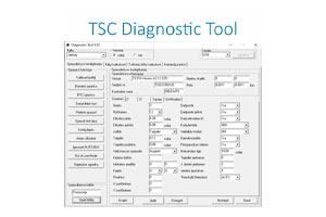 نرم افزار پرینتر تی اس سی TSC Diag Tool